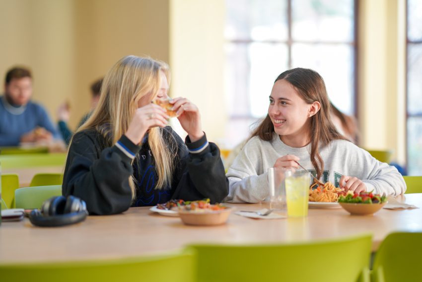 Students Eating