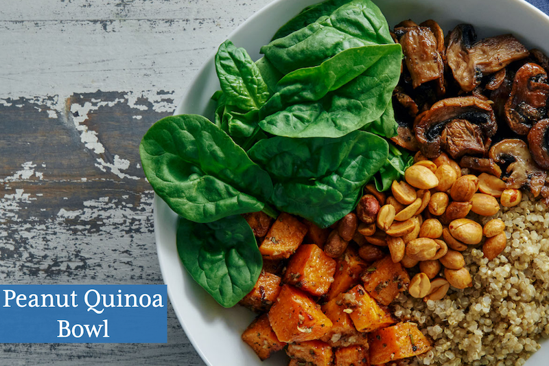 Peanut Quinoa Bowl